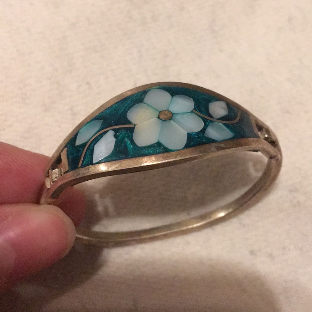 Vintage Mexican silver bracelet